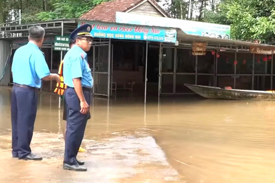 Cảnh báo lũ lụt khẩn cấp trên các sông khu vực tỉnh Đồng Nai
