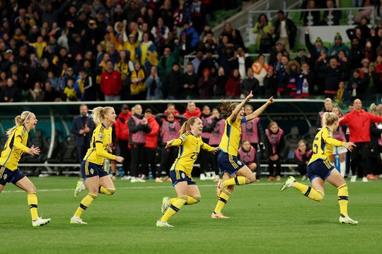 World Cup nữ 2023: Thụy Điển biến Mỹ thành cựu vô địch thế giới