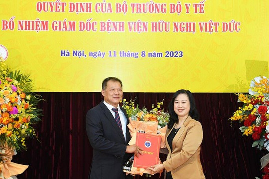 Hà Nội: Bệnh viện hữu nghị Việt Đức có tân Giám đốc