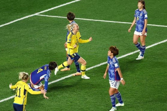 Nhật Bản bị loại đáng tiếc trước Thụy Điển tại tứ kết World Cup nữ 2023