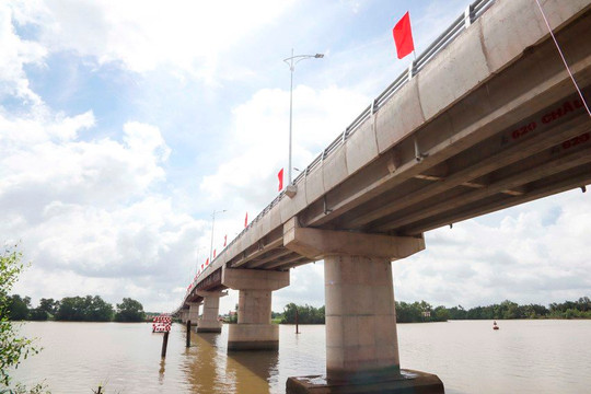 Khánh thành cầu Cần Giuộc ở Long An, rút ngắn khoảng cách về TP.HCM