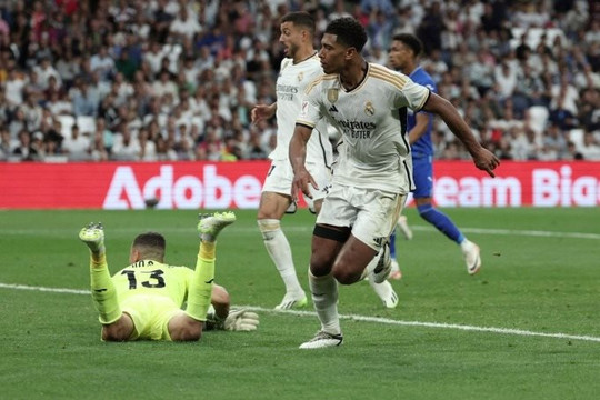 Bellingham 'bùng nổ' giúp Real Madrid toàn thắng tại La Liga