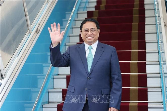 Thủ tướng bắt đầu chuyến công tác dự Hội nghị cấp cao ASEAN lần thứ 43