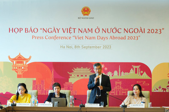 Họp báo công bố chuỗi sự kiện Ngày Việt Nam ở nước ngoài