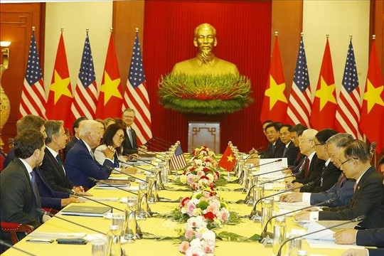 Toàn văn Tuyên bố chung về việc nâng cấp quan hệ Việt - Mỹ lên Đối tác chiến lược toàn diện