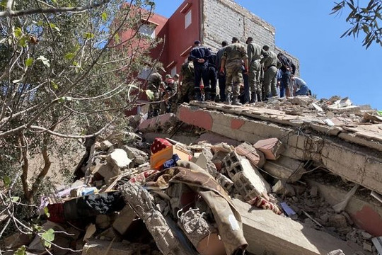 Số người chết trong trận động đất ở Morocco vượt quá 2.000