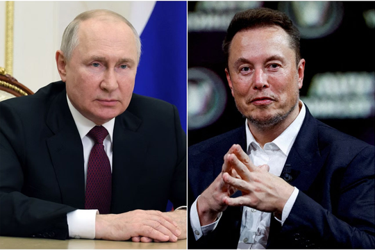Tổng thống Putin ca ngợi tỷ phú Elon Musk và bênh vực ông Trump