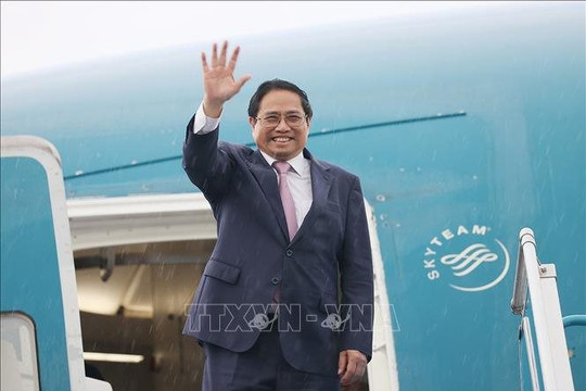 Thủ tướng Phạm Minh Chính lên đường công tác tại Mỹ