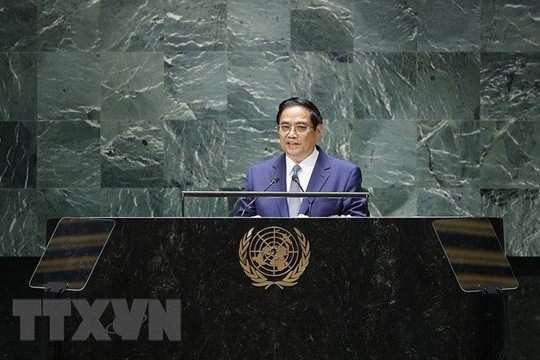 Tại LHQ, Thủ tướng Phạm Minh Chính nêu 5 nhóm giải pháp chính mang tính toàn cầu
