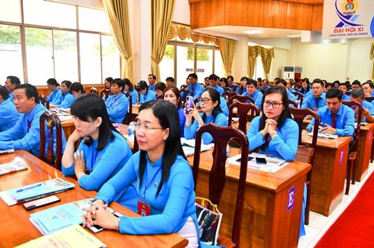 330 người về dự khai mạc Đại hội Công đoàn tỉnh An Giang lần XI