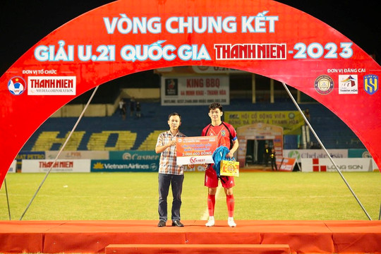 Thủ môn giải U.21 quốc gia chia sẻ niềm vui khi được gọi lên đội tuyển Việt Nam