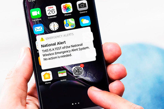 Thử nghiệm cảnh báo khẩn cấp quốc gia sẽ ảnh hưởng đến tất cả iPhone ở Mỹ
