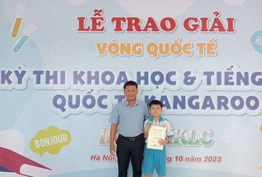 Cà Mau: Nam sinh lớp 3 đạt huy chương bạc kỳ thi tiếng Anh quốc tế