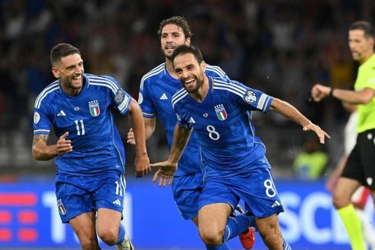 Euro 2024: Thắng Malta, Ý gây áp lực mạnh mẽ lên tuyển Anh