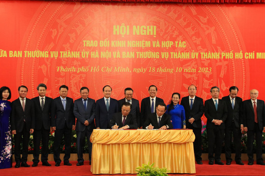 TP.HCM và Hà Nội hợp tác phát triển trên nhiều lĩnh vực