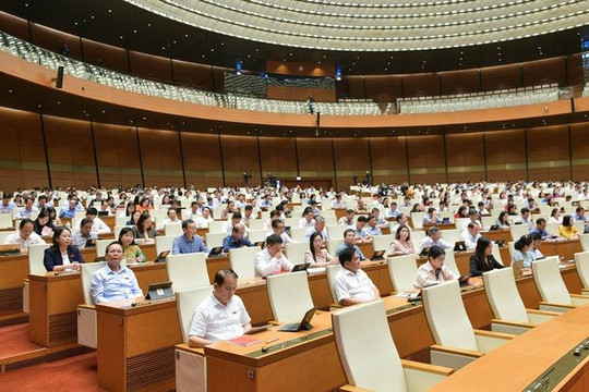Quốc hội thông qua danh sách cán bộ được lấy phiếu tín nhiệm