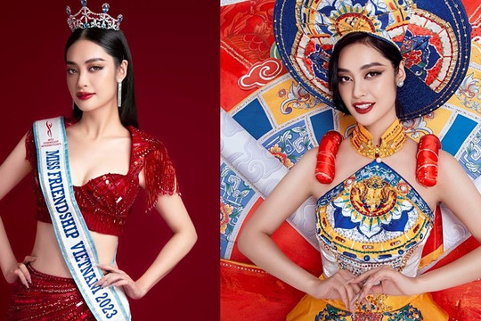 Nông Thúy Hằng giành ngôi vị Á hậu 2 của Hoa hậu hữu nghị quốc tế 2023