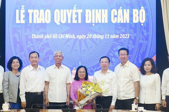 Bà Đinh Thị Thanh Thủy làm Phó Chánh Văn phòng UBND TP.HCM