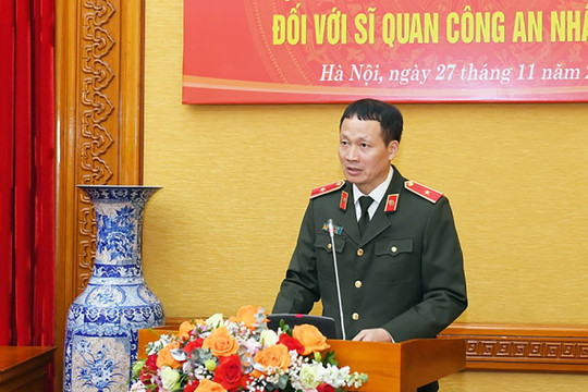 Điều động thiếu tướng Vũ Hồng Văn đến công tác tại Cơ quan Ủy ban Kiểm tra Trung ương
