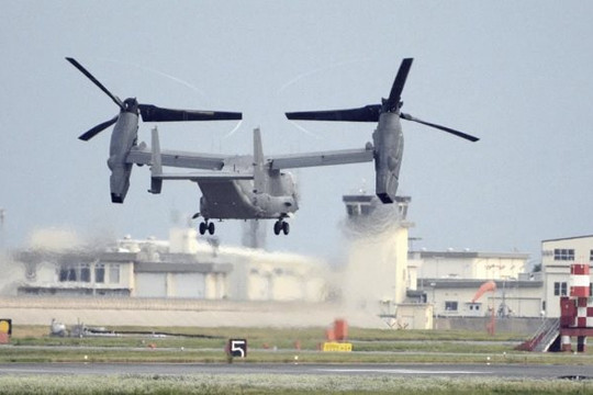 Mỹ ngừng sử dụng toàn bộ trực thăng Osprey V-22 sau tai nạn thảm khốc