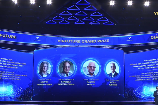 Giải thưởng VinFuture 2023 tôn vinh phát minh năng lượng xanh