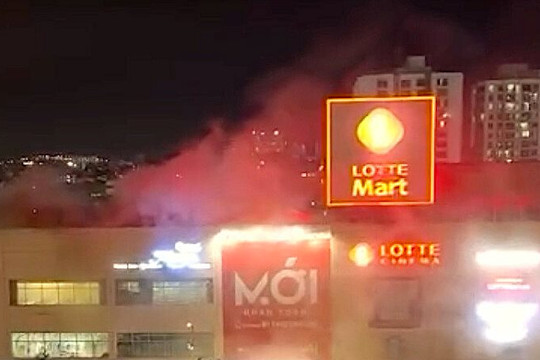 Xác định nguyên nhân vụ cháy tại Lotte Mart Nam Sài Gòn