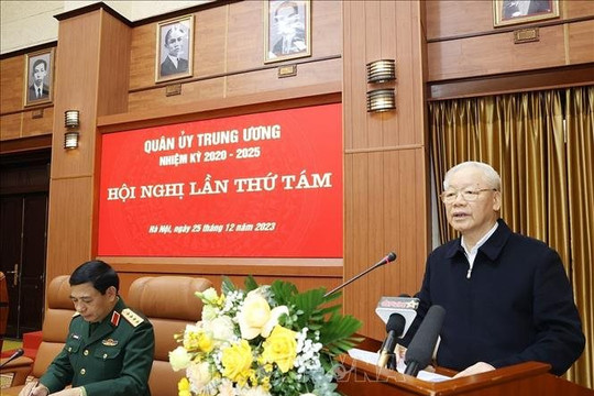 Tổng bí thư Nguyễn Phú Trọng dự, chỉ đạo Hội nghị Quân ủy Trung ương