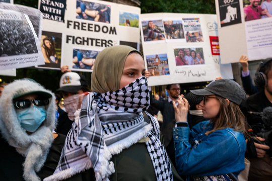 Thành phố Mỹ náo loạn bởi người biểu tình ủng hộ Palestine