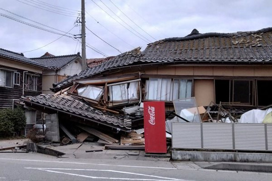 Ít nhất 6 người thiệt mạng sau trận động đất tại Nhật