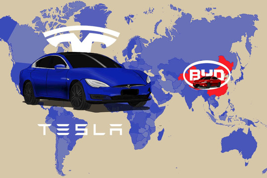 BYD đạt doanh số hàng quý kỷ lục, thách thức Tesla trong cuộc chơi ô tô điện