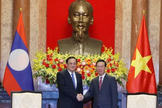 Việt Nam - Lào không ngừng thúc đẩy hợp tác trên các lĩnh vực