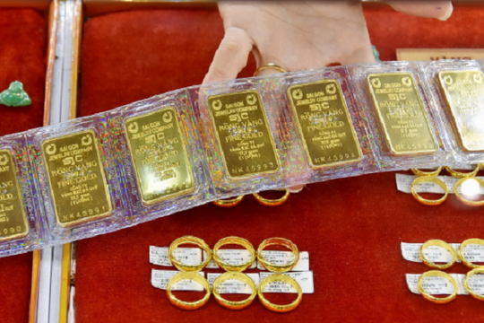 Khoảng cách mua-bán cao, vàng miếng đắt hơn vàng nhẫn hơn 12 triệu đồng