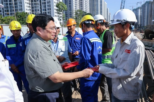 Sáng mùng 4: Thủ tướng Phạm Minh Chính kiểm tra tiến độ dự án Vành đai 3 TP.HCM