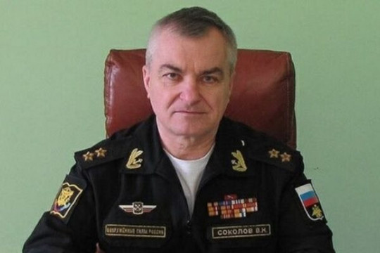 Rộ tin Nga thay Tư lệnh Hạm đội Biển Đen