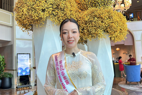 Diễn viên Băng Di làm đại sứ hình ảnh Lễ hội áo dài TP.HCM 2024