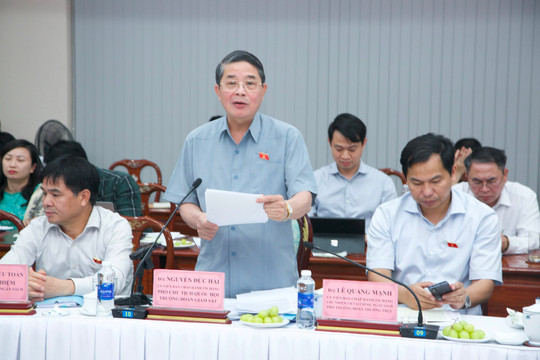 Phó chủ tịch Quốc hội Nguyễn Đức Hải làm việc với UBND tỉnh Đồng Nai