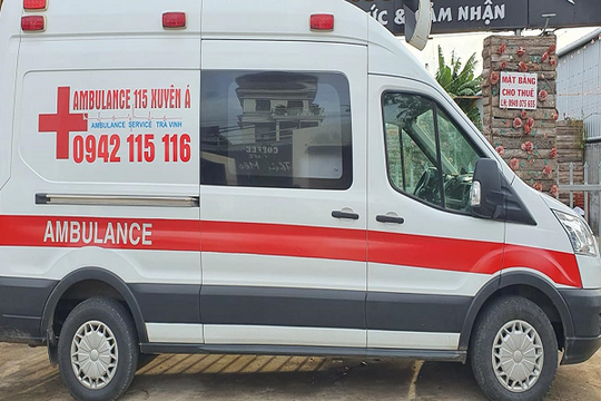 Công ty TNHH 115 Xuyên Á chỉ có 2 xe cứu thương được cấp phép hoạt động