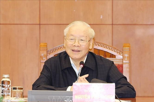 Tổng bí thư Nguyễn Phú Trọng: Lựa chọn nhân sự cho Ban Chấp hành Trung ương khóa 14 là nhiệm vụ đặc biệt quan trọng, 'then chốt' của 'then chốt'