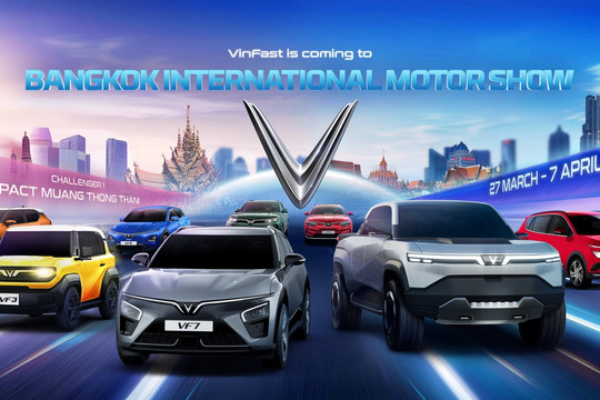 VinFast tham dự Triển lãm ô tô quốc tế Bangkok 2024, chính thức ra mắt tại thị trường Thái Lan