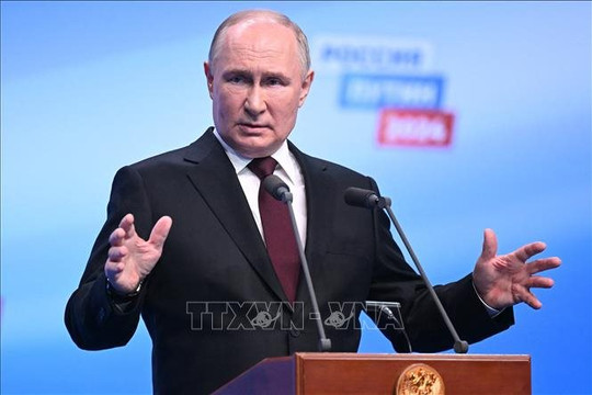 Tổng bí thư Nguyễn Phú Trọng gửi thư chúc mừng Tổng thống Nga Putin