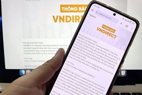VNDirect vẫn bị hacker tấn công dù đầu tư hàng trăm tỉ đồng về bảo mật