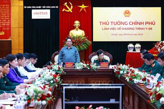 Thủ tướng Phạm Minh Chính: Viettel phải tiên phong về công nghệ cao, chip bán dẫn