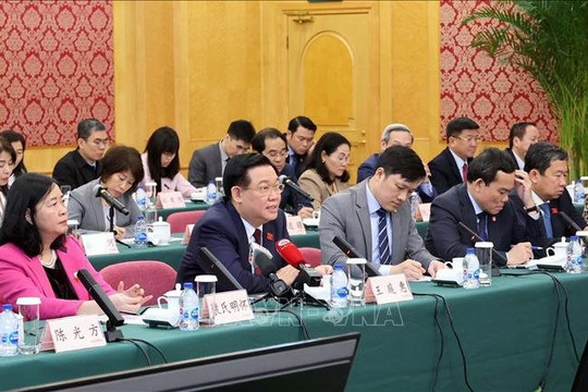 Chủ tịch Vương Đình Huệ tìm hiểu về khu thí điểm thương mại tự do Thượng Hải