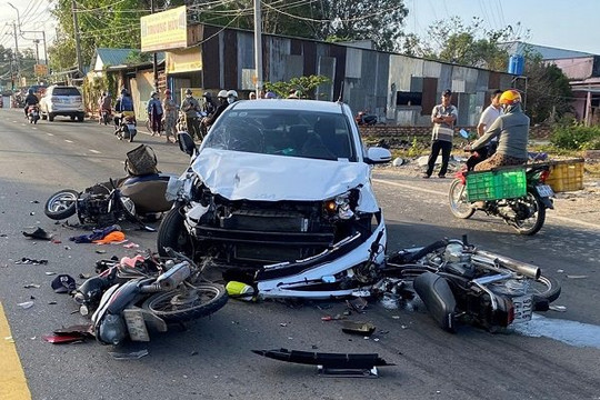 Số người chết do tai nạn giao thông tăng mạnh tại 5 tỉnh