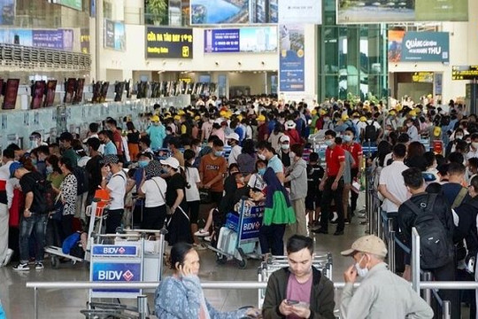 Các sân bay chuẩn bị đón hơn 1,5 triệu lượt khách dịp lễ 30.4-1.5