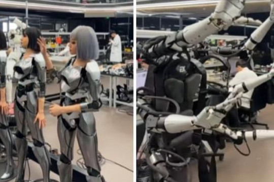 Bên trong nhà máy sản xuất robot hình người ở Trung Quốc