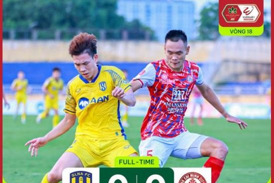 SLNA vẫn không cải thiện được tình thế tại V-League sau khi thay HLV