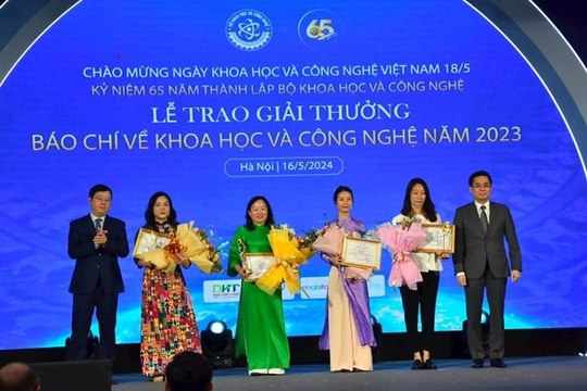 Giải thưởng báo chí về KH-CN năm 2023 cho 23 tác phẩm xuất sắc