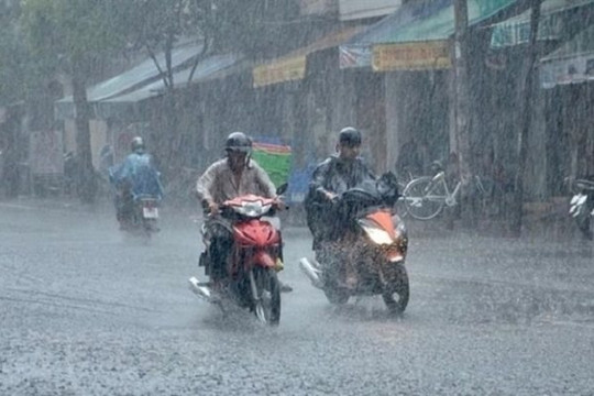 Thời tiết hôm nay 26/6: Hà Nội giải nhiệt với cơn mưa rào và dông rải rác