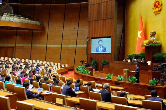 Quốc hội thảo luận về dự thảo Luật Tổ chức Tòa án nhân dân và Luật Thủ đô